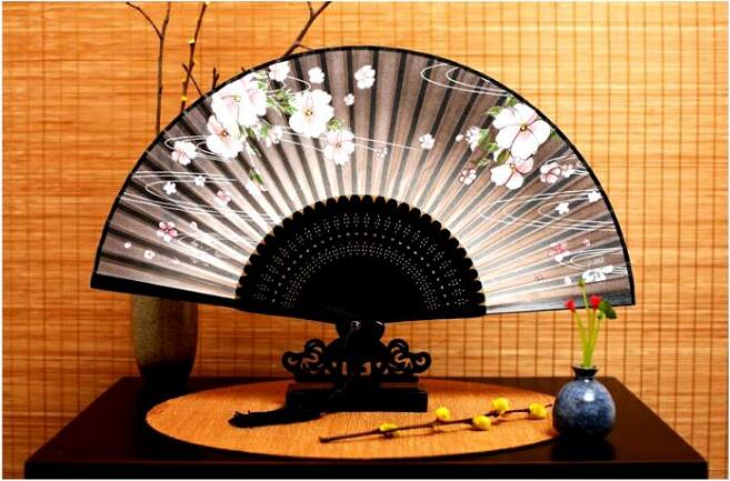 家佳樂文學(xué)真絲絲綢工藝折扇