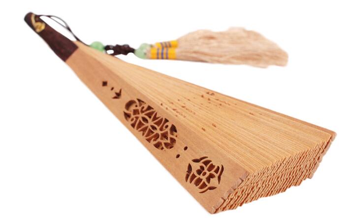 家佳樂文學紅檀香扇折扇圖片