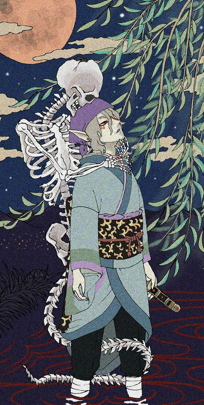 古風(fēng)動漫《怪化貓》壁紙圖片