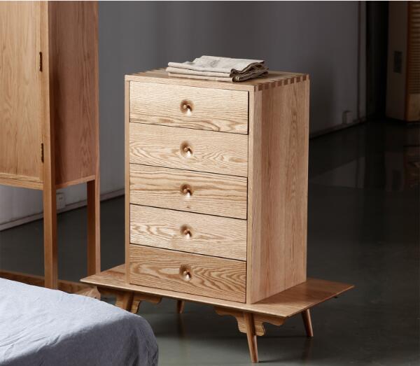 復(fù)古橡木中式柜子，五斗柜子圖片