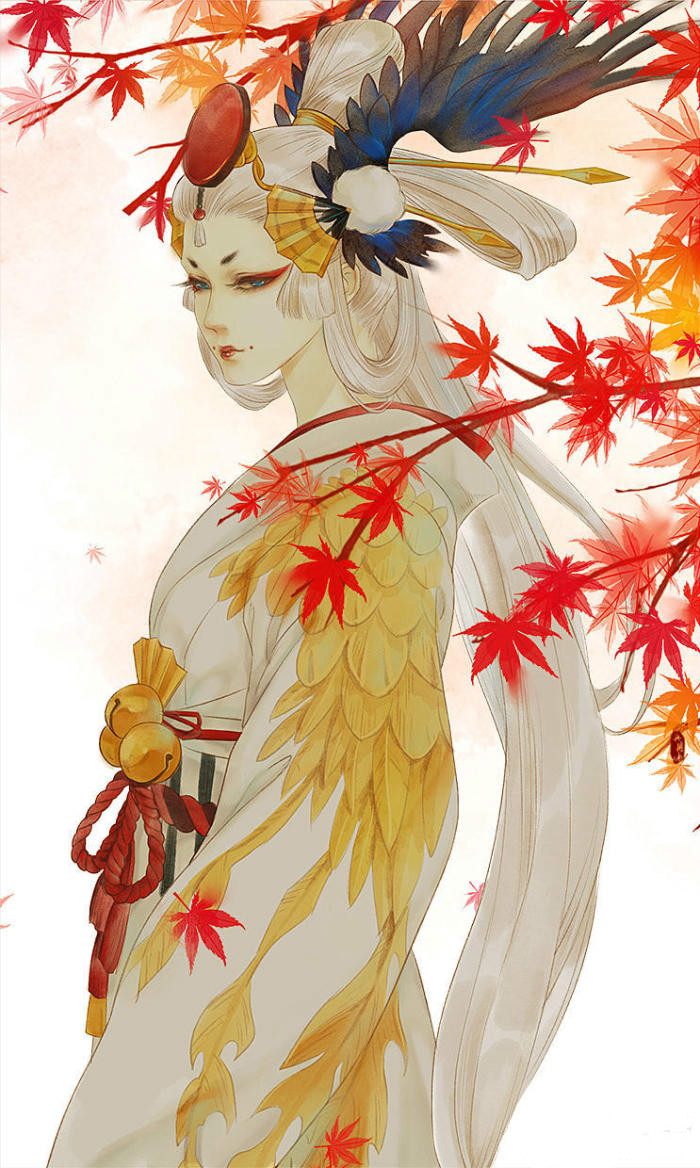 陰陽師姑獲鳥古風(fēng)圖片壁紙