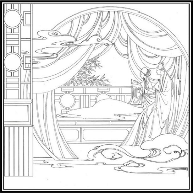 白蛇傳的故事，白蛇傳繪本插畫