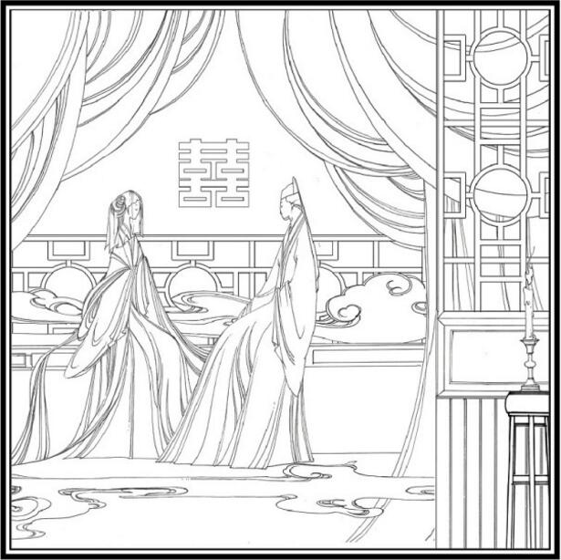 白蛇傳的故事，白蛇傳繪本插畫