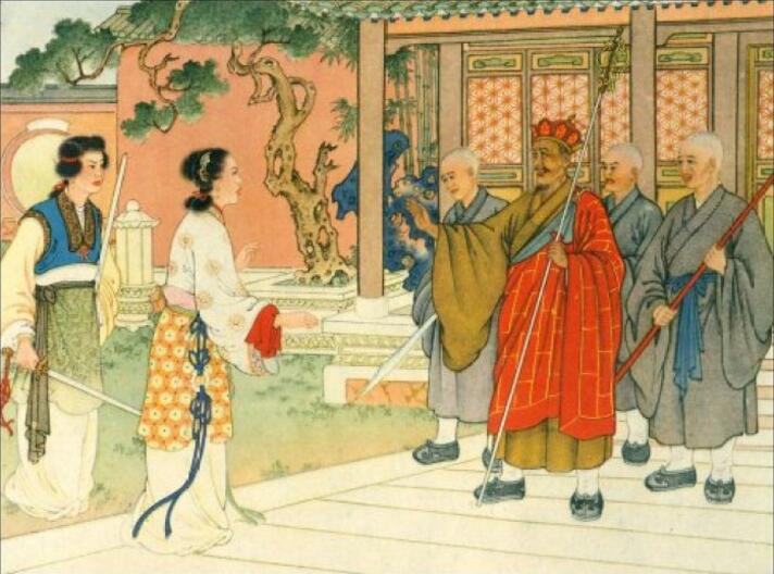 家佳樂文學(xué)白蛇傳奇，白蛇傳繪本插畫