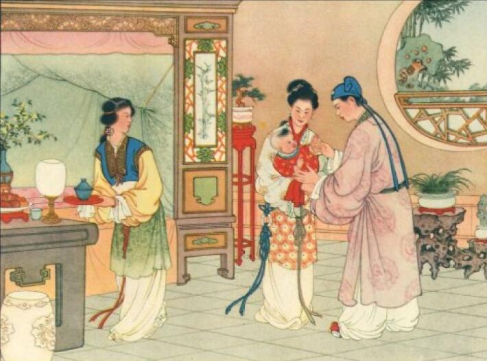 家佳樂文學(xué)白蛇傳奇，白蛇傳繪本插畫