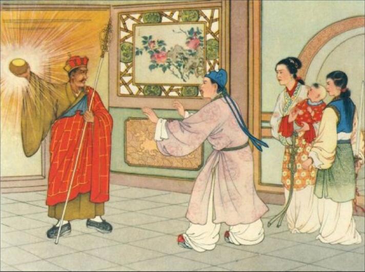 家佳樂文學(xué)白蛇傳奇，白蛇傳繪本插畫