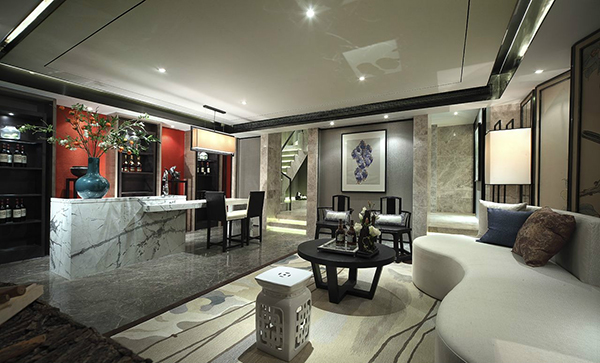 新中式室內(nèi)設計樣板圖