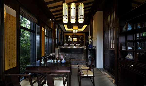 新中式裝修設(shè)計(jì)圖，會(huì)舍裝修