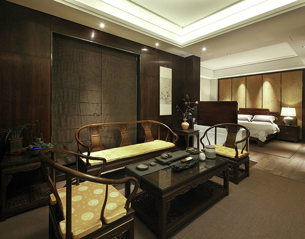 新中式裝修設(shè)計(jì)圖，會(huì)舍裝修