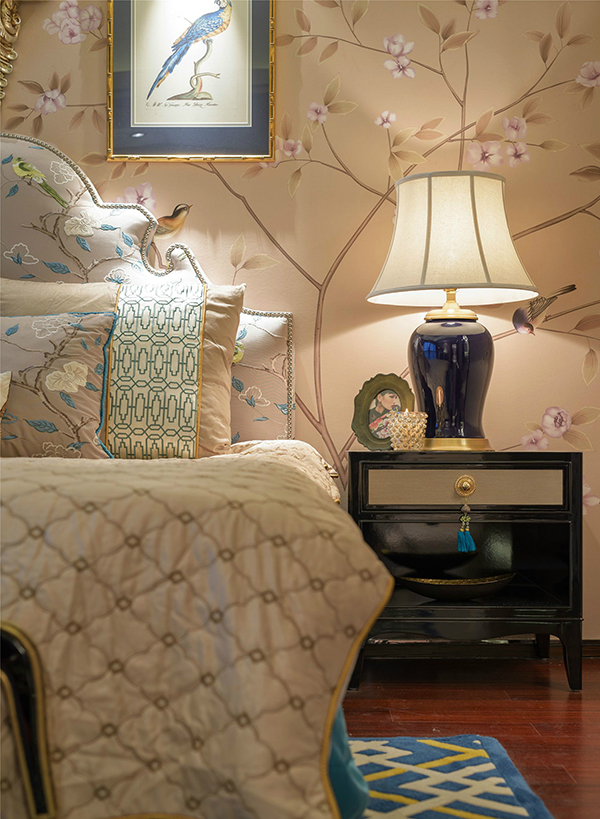 新中式裝飾風(fēng)格，會(huì)舍裝修設(shè)計(jì)