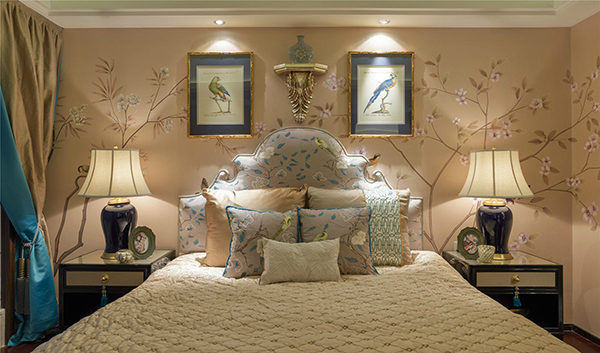 新中式裝飾風(fēng)格，會(huì)舍裝修設(shè)計(jì)