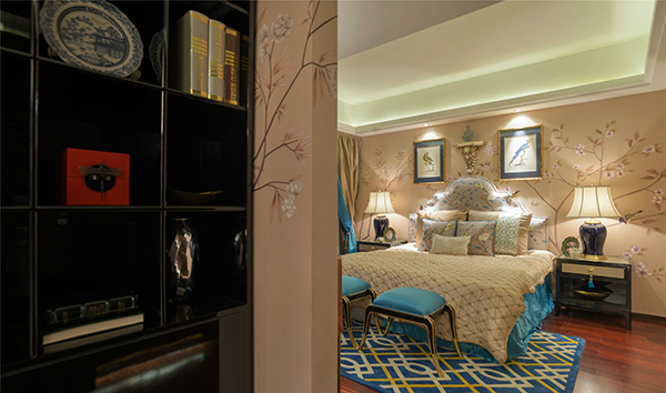 新中式裝飾風(fēng)格，會(huì)舍裝修設(shè)計(jì)