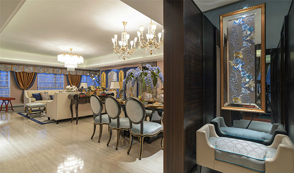 新中式裝飾風(fēng)格，會(huì)舍裝修設(shè)計(jì)