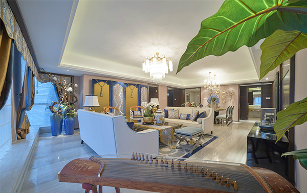 新中式裝飾風(fēng)格，會舍裝修設(shè)計(jì)