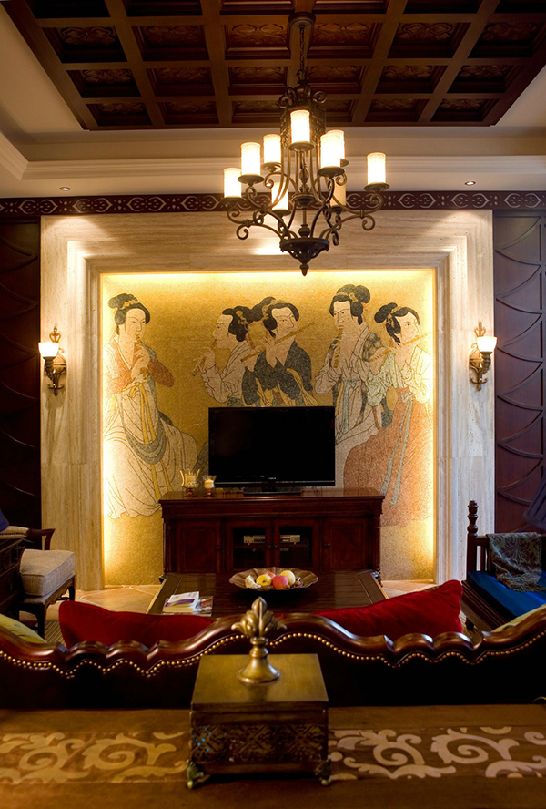 裝修設(shè)計(jì)圖，新中式會舍設(shè)計(jì)