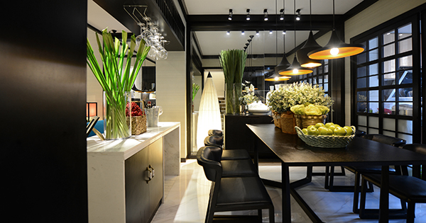 新中式裝修設計圖，會舍裝修圖