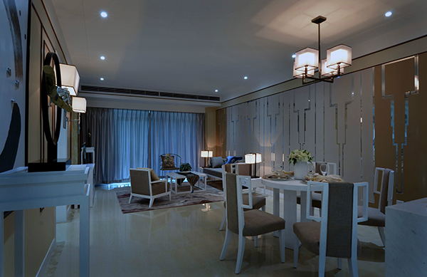 新中式裝修設(shè)計(jì)圖，會(huì)舍設(shè)計(jì)圖