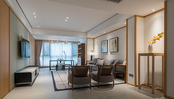 新中式裝修設(shè)計(jì)，會(huì)舍裝修設(shè)計(jì)