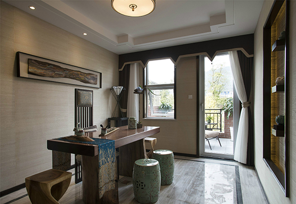 新中式裝修設(shè)計(jì)，新中式會舍裝修