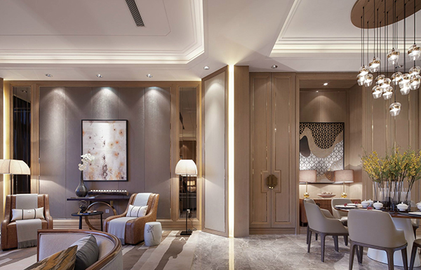 新中式裝修，會舍裝修設(shè)計(jì)（一）