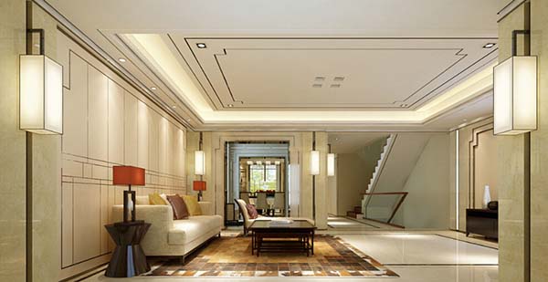 新中式裝修設(shè)計，會舍裝修設(shè)計圖（一）