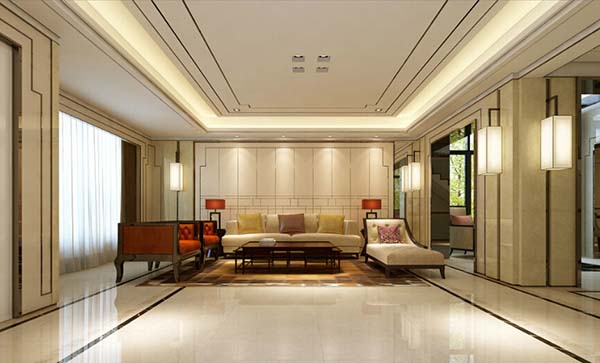 新中式裝修設(shè)計，會舍裝修設(shè)計圖（一）