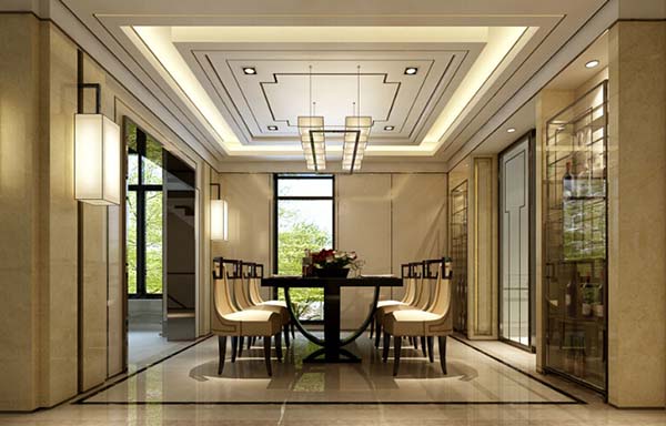 新中式裝修設(shè)計，會舍裝修設(shè)計圖（一）
