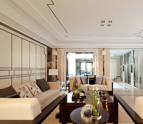 新中式裝修設(shè)計，會舍裝修設(shè)計圖（一）