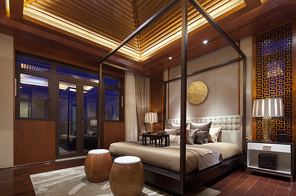 新中式裝修設(shè)計(jì)，會(huì)舍裝修設(shè)計(jì)圖(二)