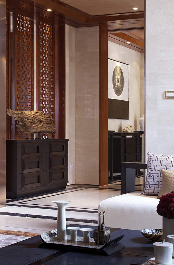 新中式裝修設(shè)計，會舍裝修設(shè)計圖(二)