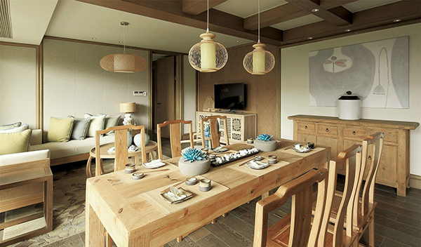 新中式裝修設(shè)計(jì)，會(huì)舍裝修設(shè)計(jì)圖(五)