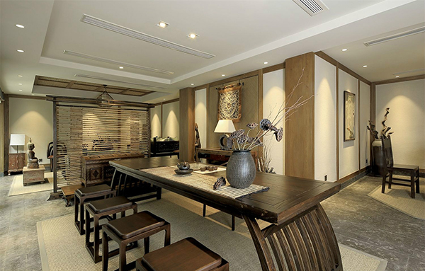 新中式裝修設(shè)計(jì)，會(huì)舍裝修設(shè)計(jì)圖(五)