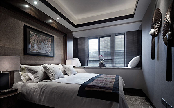 新中式裝修設(shè)計，會舍裝修設(shè)計圖(六)