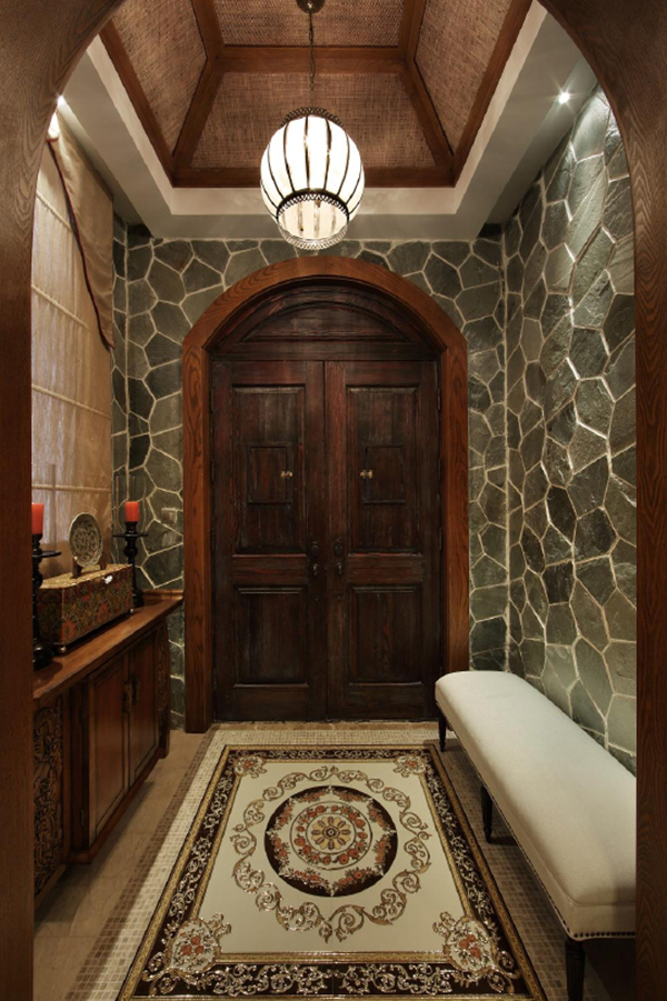 新中式裝修設(shè)計，會舍裝修設(shè)計圖(七)