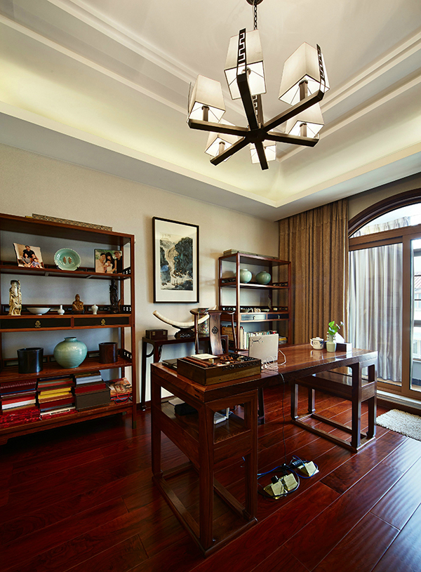新中式裝修設(shè)計(jì)，會(huì)舍裝修設(shè)計(jì)圖(八)