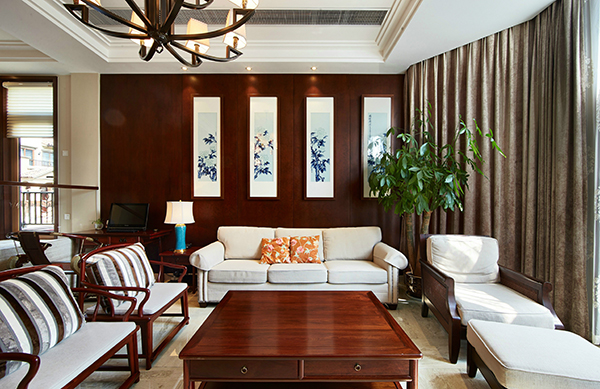 新中式裝修設(shè)計(jì)，會(huì)舍裝修設(shè)計(jì)圖(八)