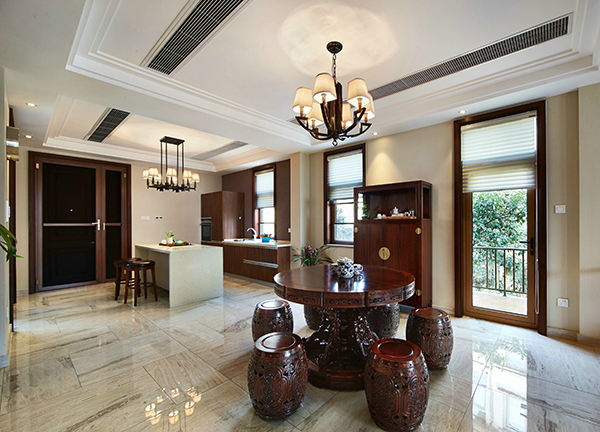 新中式裝修設(shè)計，會舍裝修設(shè)計圖(八)