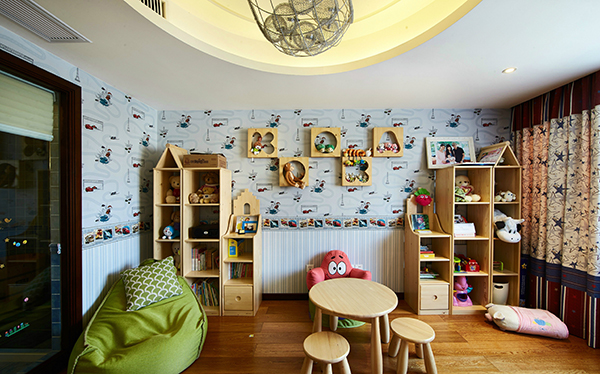 新中式裝修設(shè)計，會舍裝修設(shè)計圖(八)