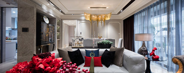 新中式裝修設(shè)計，會舍裝修設(shè)計圖(十)