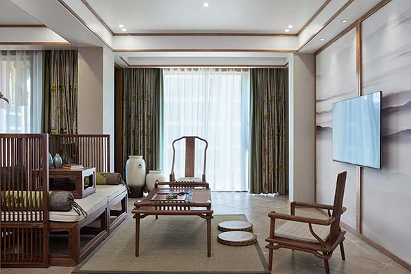 會(huì)舍裝修設(shè)計(jì)圖，新中式會(huì)舍裝修（三）