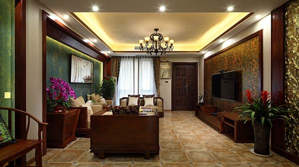 新中式裝修設計，裝修設計會舍圖(二)
