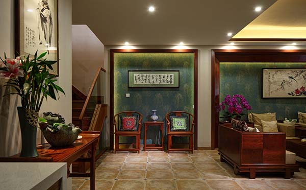 新中式裝修設(shè)計(jì)，裝修設(shè)計(jì)會舍圖(二)