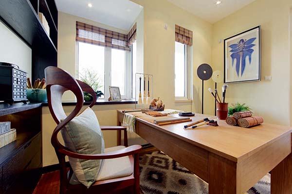 新中式裝修設(shè)計(jì)，裝修設(shè)計(jì)會(huì)舍圖(四)