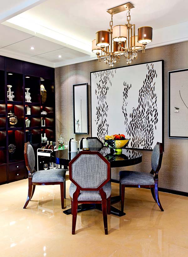 新中式裝修設計，裝修設計會舍圖(五)