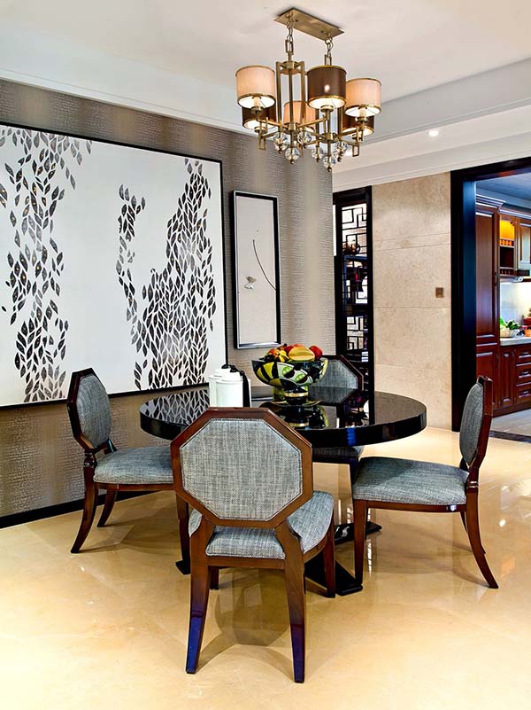 新中式裝修設計，裝修設計會舍圖(五)