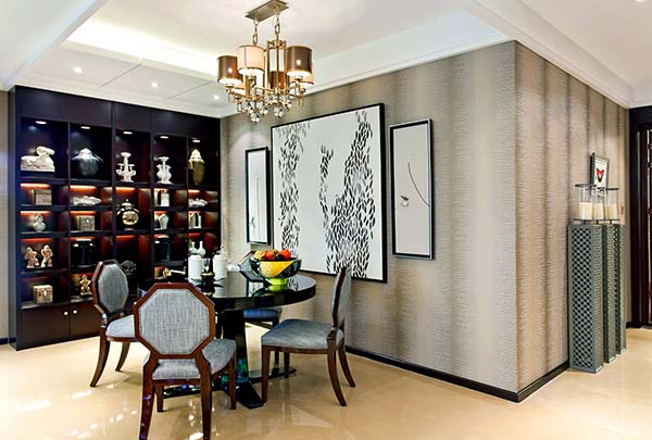 新中式裝修設計，裝修設計會舍圖(五)