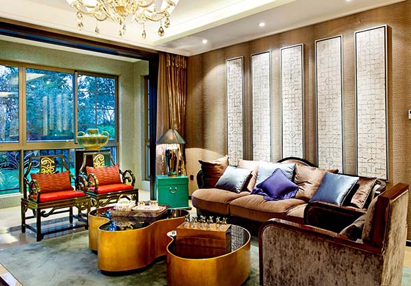 新中式裝修設(shè)計(jì)，裝修設(shè)計(jì)會(huì)舍圖(五)