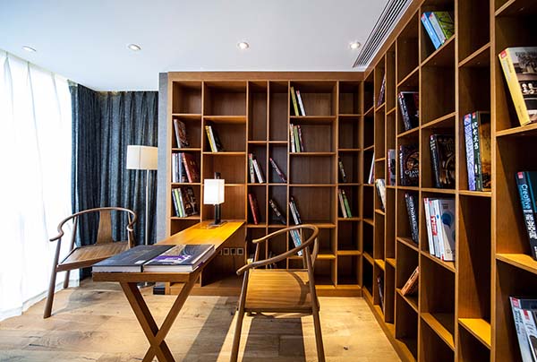 新中式裝修設(shè)計，裝修設(shè)計會舍圖(六)