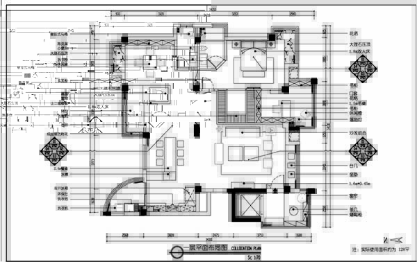 新中式裝修設(shè)計，裝修設(shè)計會舍圖(六)