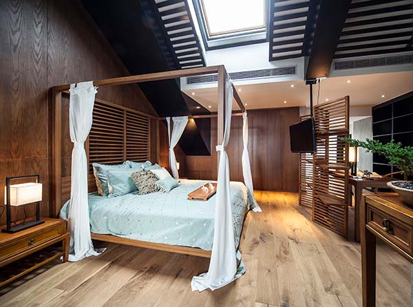 新中式裝修設(shè)計，裝修設(shè)計會舍圖(六)